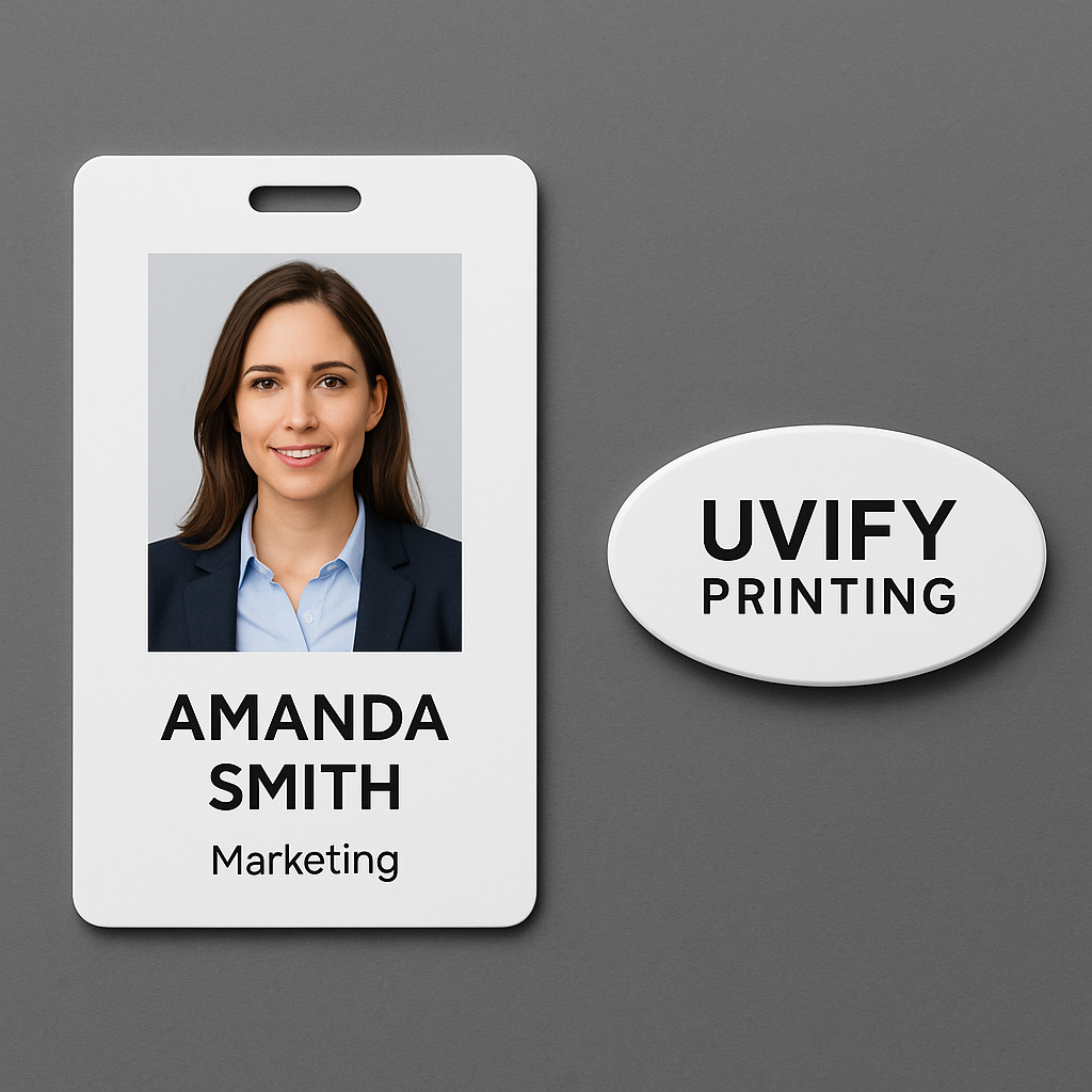 Name Tag & ID Card UV Printing